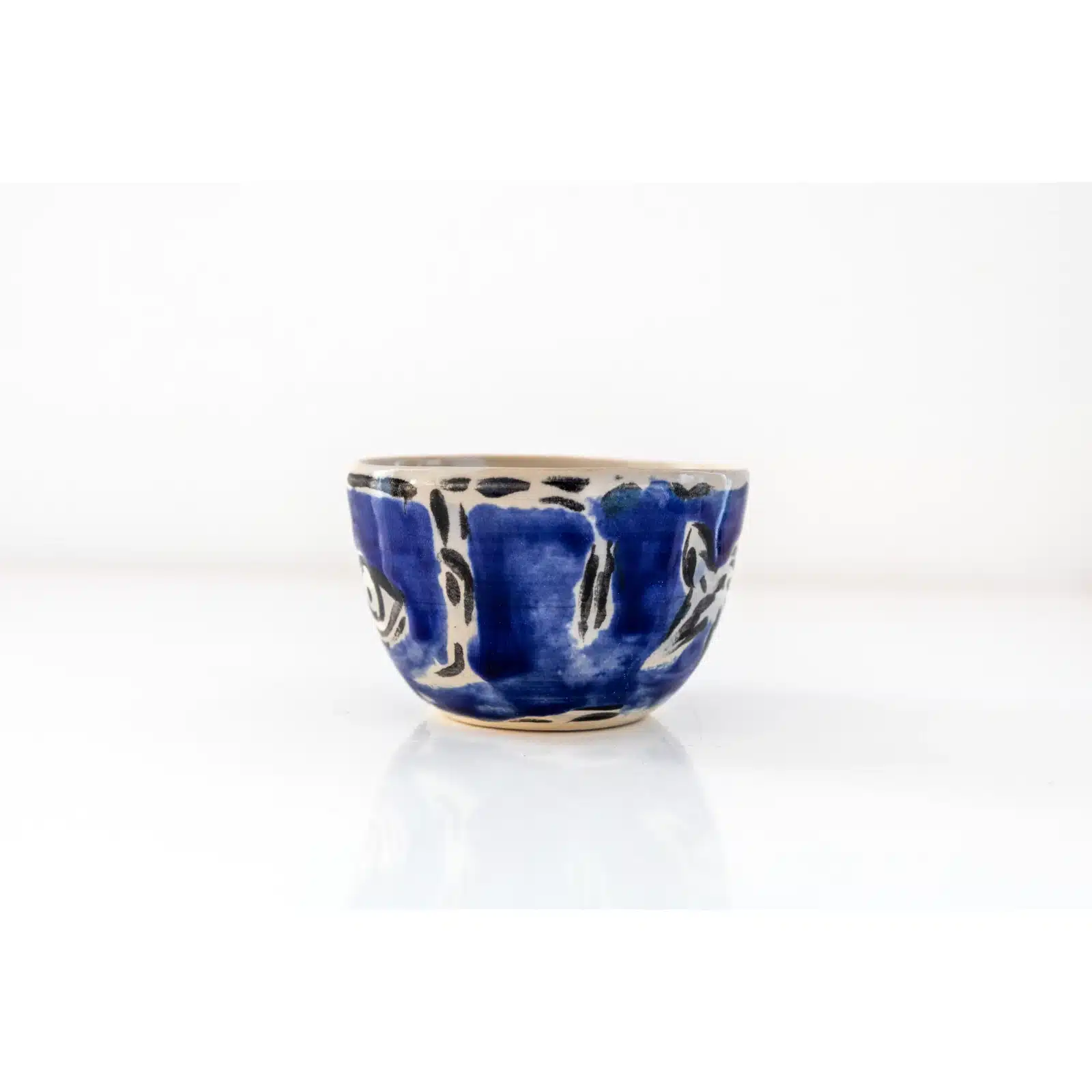 Petite tasse à café bleu